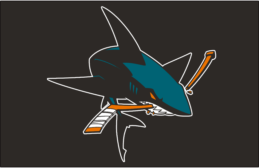 San Jose Sharks 2008-2017 Jersey Logo DIY iron on transfer (heat transfer)